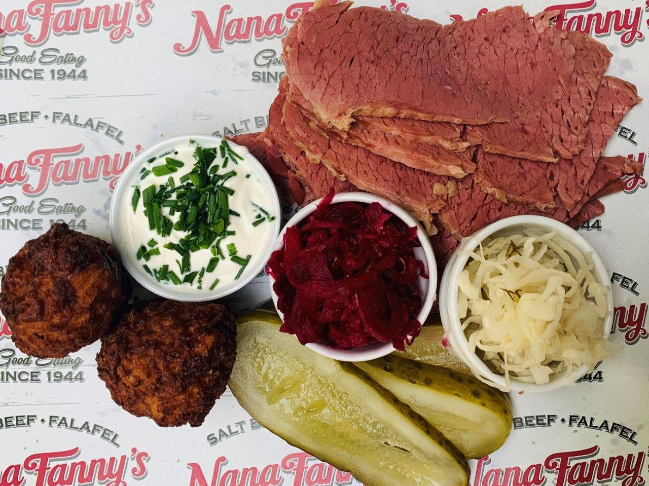image shows: Now that is Nana Fannys salt beef